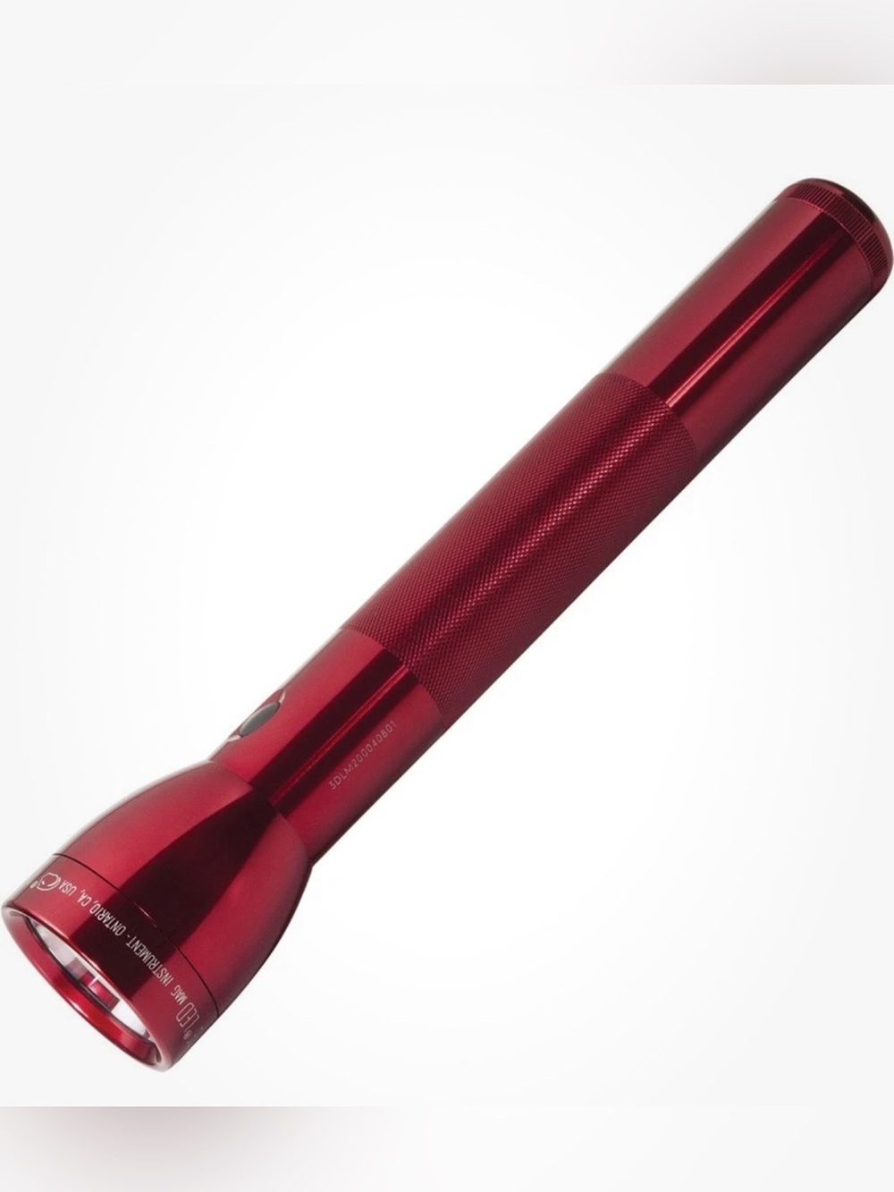 Mag-Lite 3rd Generation Red Water Resistant Anodized Aluminum in Tested Working